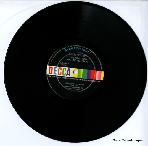 ARMSTRONG, LOUIS this is satchmo SDL3012