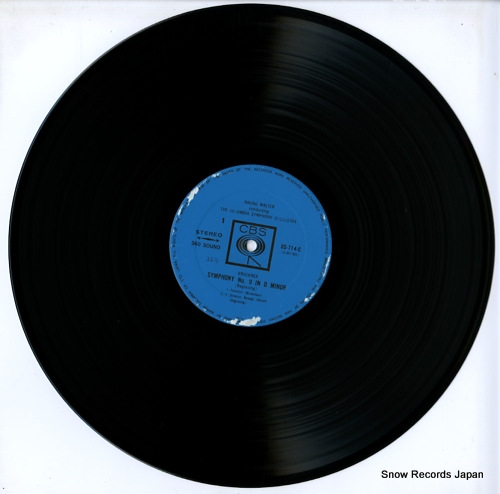 WALTER, BRUNO bruckner; symphony no.9 in d minor OS-714-C