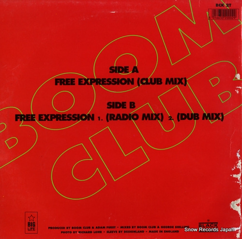 BOOM CLUB free expression BCK2T