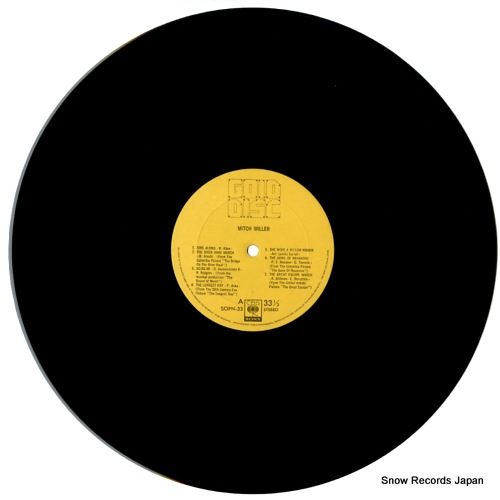 MILLER, MITCH gold disc mitch miller SOPN-33