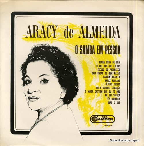 ALMEIDA, ARACY DE o samba em pessoa CALB-5026