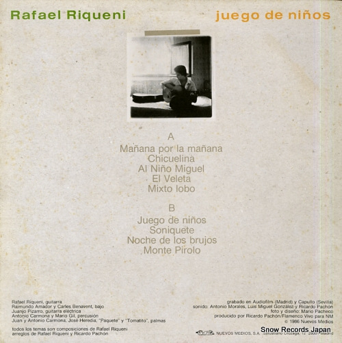 RIQUENI, RAFAEL juego de ninos NUEVOSMEDIOS13160