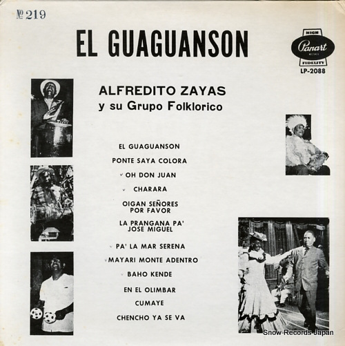 ZAYAS, ALBERTO el guaguanson LP-2088