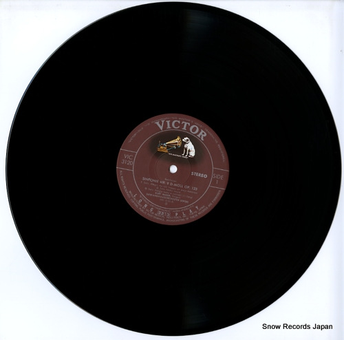 MASUR, KURT beethoven; sinfonie nr.9 VIC-3120 - disc