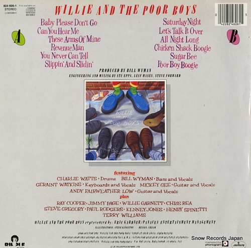 ꡼ɡץܡ willie and the poor boys 824606-1