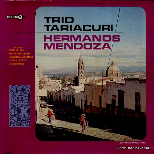 TRIO TARIACURI hermanos mendoza DL4737 - front cover