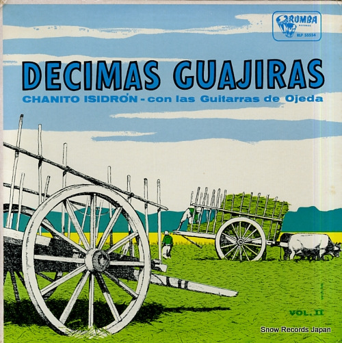 ISIDRON, CHANITO decimas guajiras RLP55554 - front cover