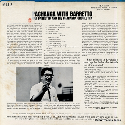 BARRETTO, RAY pachanga with barretto RLP97506