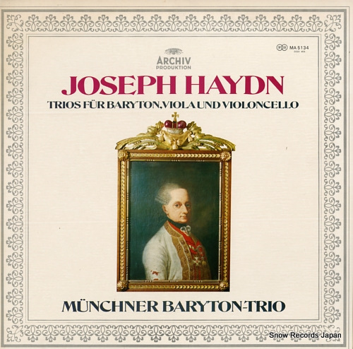 MUNCHNER BARYTON -TRIO haydn; trios fur baryton,viola und violoncello MA5134