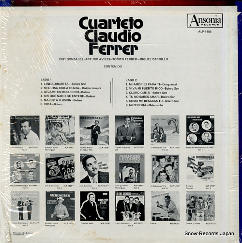 FERRER, CLAUDIO cuarteto claudio ferrer ALP-1485