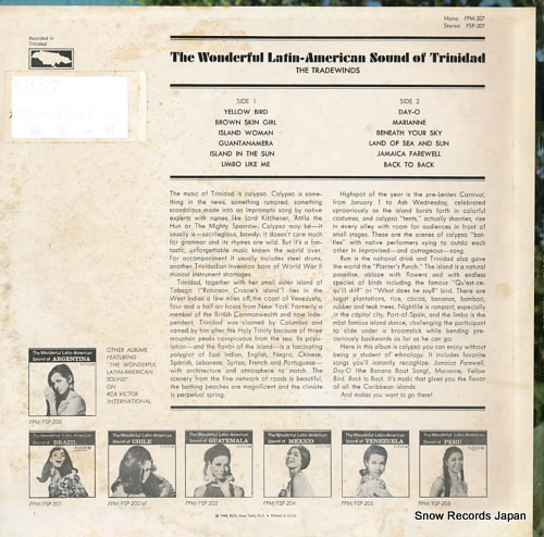 TRADEWINDS, THE the wonderful latin-american sound of trinidad FSP-207