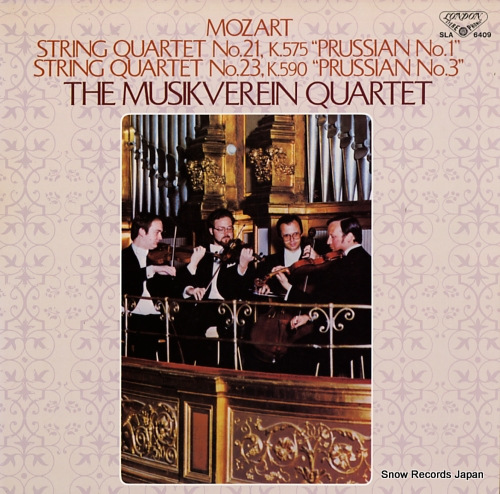 MUSIKVEREIN QUARTET, THE mozart; string quartet no.21/no.23 SLA6409