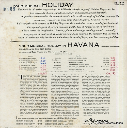 ٥ܡХǡ your musical holiday in havana DL8134