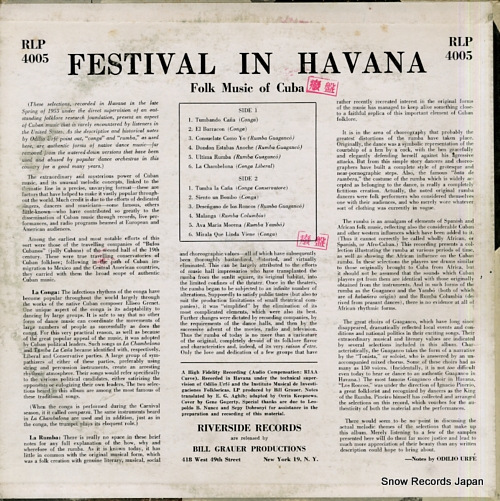 V/A festival in havana RLP4005