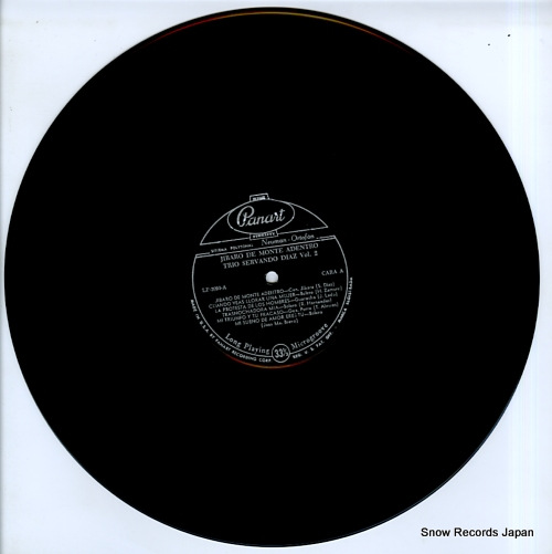 TRIO SERVANDO DIAZ jibaro de monte adentro / vol.2 LP-2090