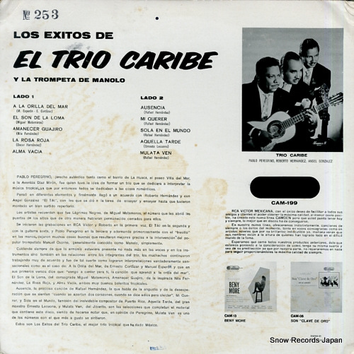 TRIO CARIBE los exitos del trio caribe CAM-199