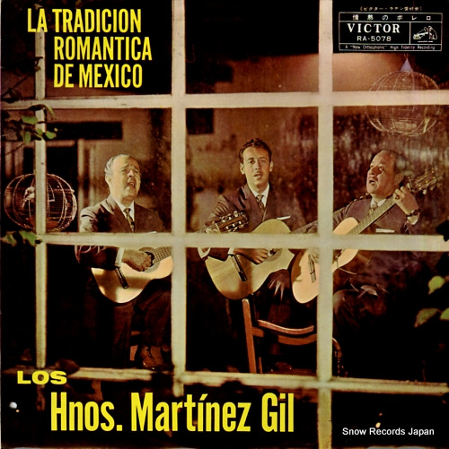 GIL, HERMANOS MARTINEZ la tradicion romantica de mexico RA5078 - front cover