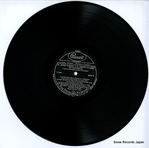 NABORI, EL INDIO el indio nabori y su grupo guajiro de guitarras LP-2052 - disc