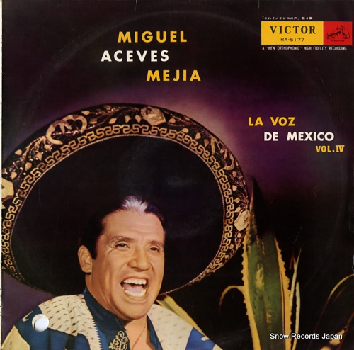 MEJIA, MIGUEL ACEVES la voz de mexico vol,4 RA5177