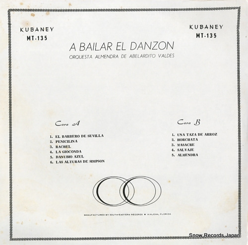 ORQUESTA ALMENDRA a bailar el danzon MT-135