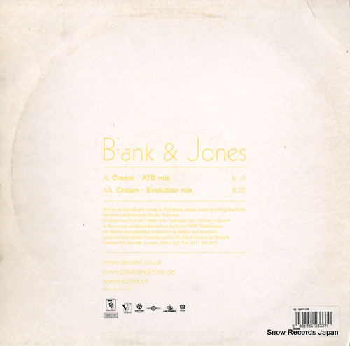BLANK AND JONES cream DVNT31XR
