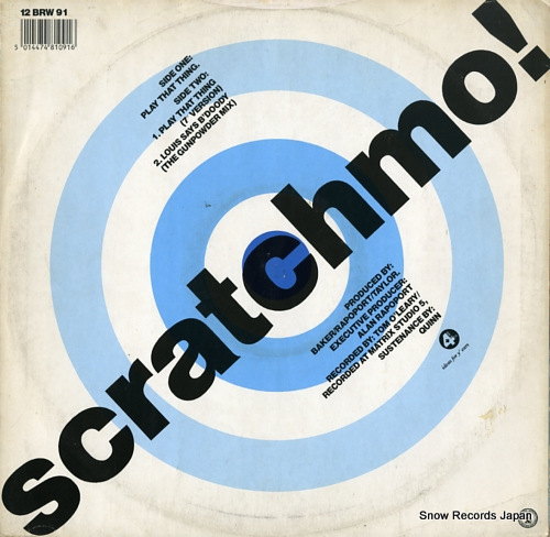 SCRATCHMO play that thing 12BRW91 - back cover