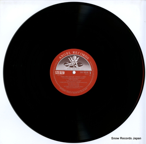 DE LOS ANGELES, VICTORIA twentieth century spanish songs EAC-50148