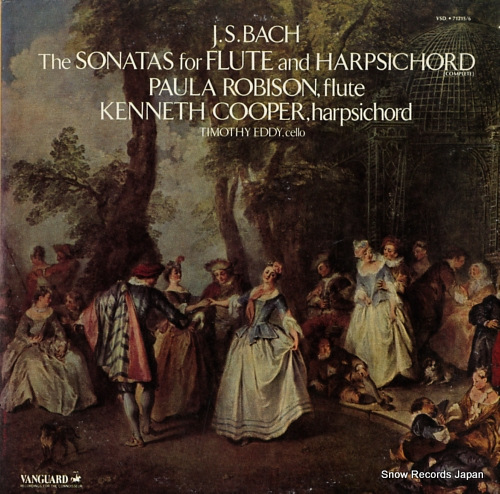 COOPER, KENNETH, AND TIMOTHY EDDY bach; the sonatas for flute and harpsichord VSD71215-6 - front cover