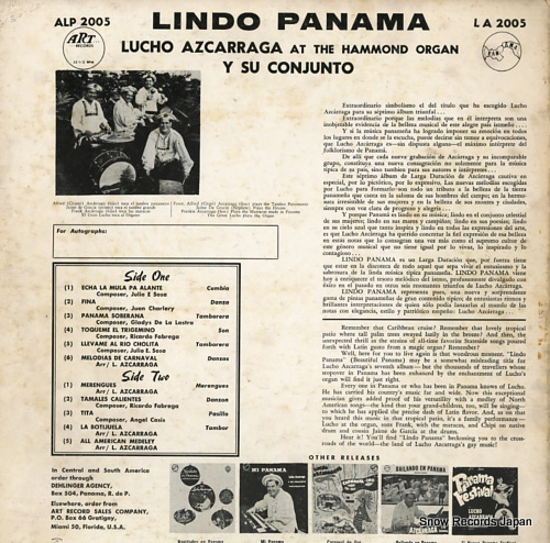 LUCHO AZCARRAGA lindo panama LA2005