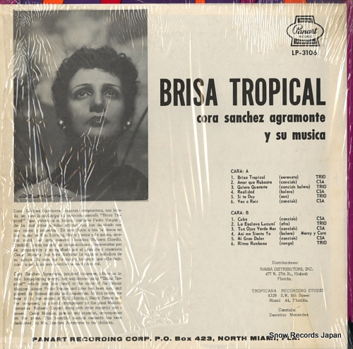 AGRAMONTE, CORA SANCHEZ brisa tropical LP-3106