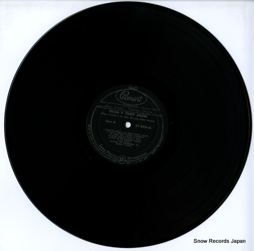 CHORENS, OLGA, AND TONY ALVAREZ olga y tony show LP-3021 - disc