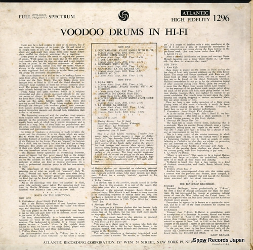VOODOO DRUMS voodoo drums in hi-fi ATLANTIC1296