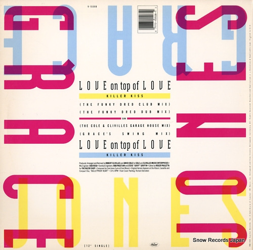 JONES, GRACE love on top of love (killer kiss) V-15508