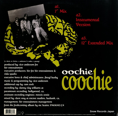 MC BRAINS oochie coochie 3746348131 - back cover