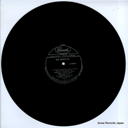 륤ȡץ顼 luisito pla y su trio LP-2069