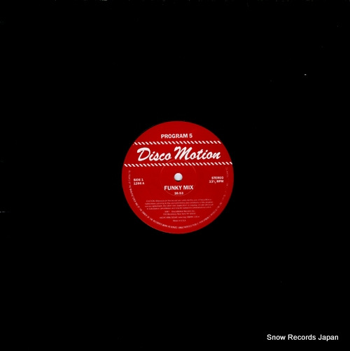 V/A disco motion program 5 DISCOMOTION1286