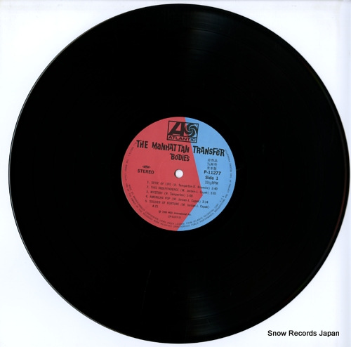 MANHATTAN TRANSFER, THE bodies and souls P-11277 - disc