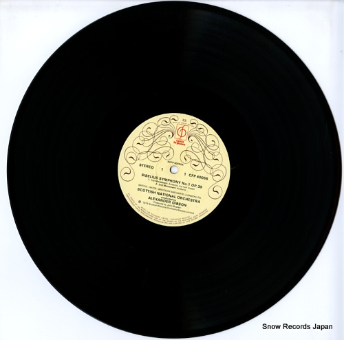 쥯֥ sibelius; symphony no.1 in e minor op.39 CFP40055