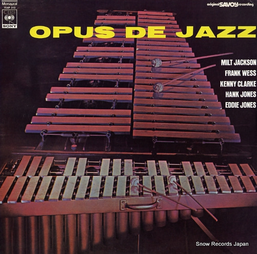 JACKSON, MILT opus de jazz 15AP212