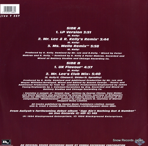 AALIYAH back & forth JIVET357