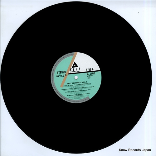 V/A that's eurobeat vol.7 ALI-28110