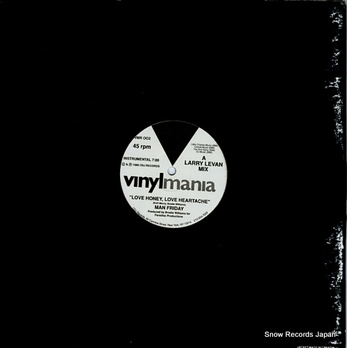 MAN FRIDAY love honey, love heartache VMR002