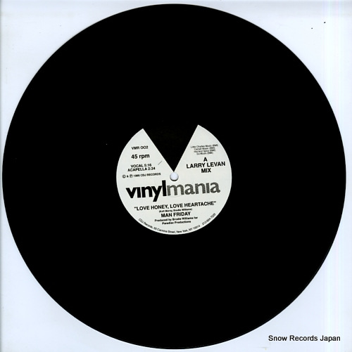 MAN FRIDAY love honey, love heartache VMR002