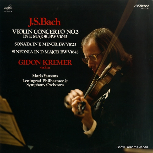 KREMER, GIDON j.s.bach; violin concerto no.2 in e major,bwv1042 VIC-2130