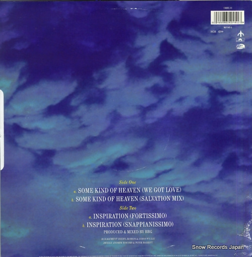 BBG some kind of heaven / inspiration URBX81 - back cover