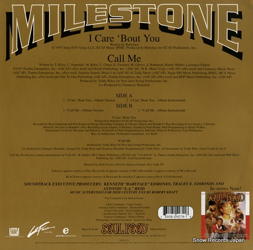 MILESTONE i care 'bout you 73008-24274-1