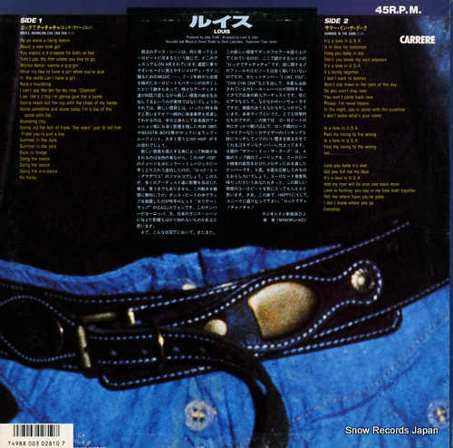 LOUI$ rocks mumbering cha cha cha K13P-679