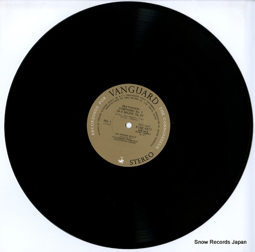 BOULT, ADRIAN beethoven; symphony no.7 in a major K18C-9377