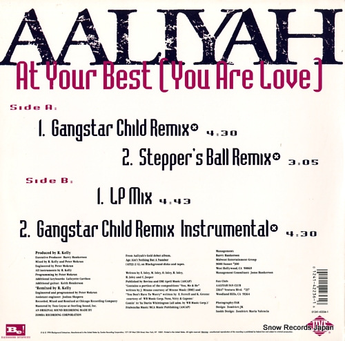 AALIYAH at your best (you are love) 0124142236-1