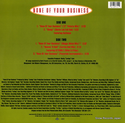SALT 'N' PEPA none of your business 857-715-1